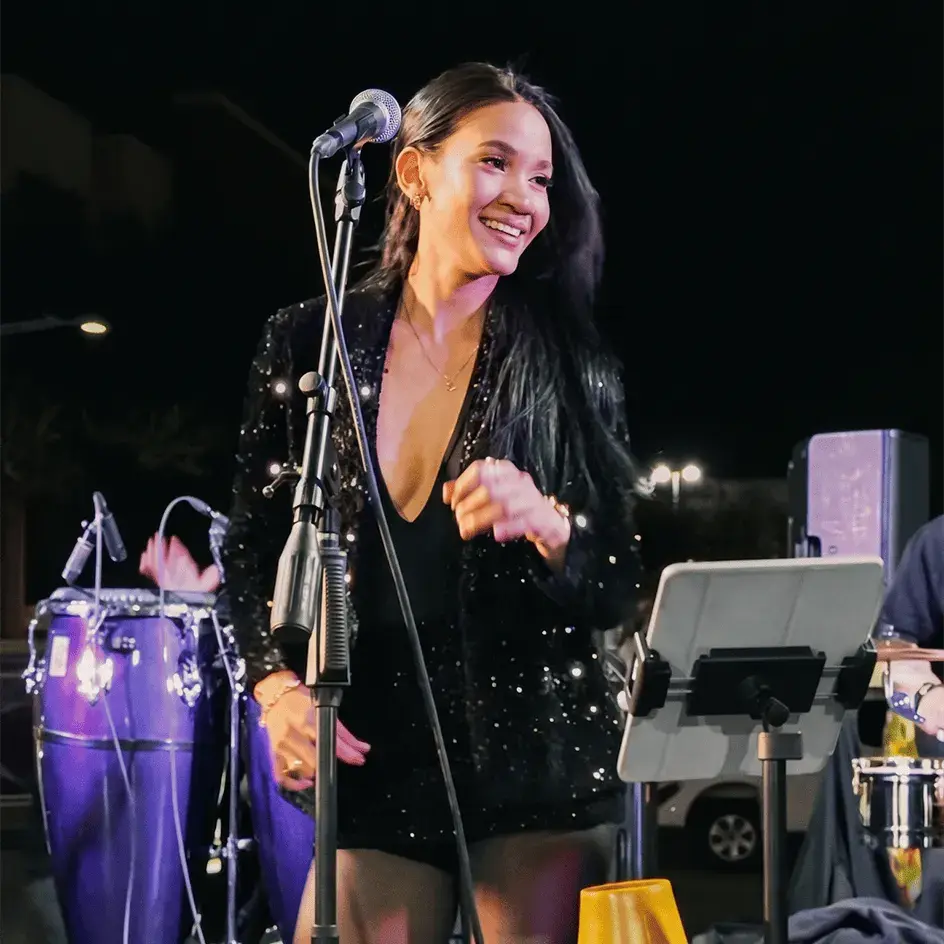 Live salsa music at PRC Festival